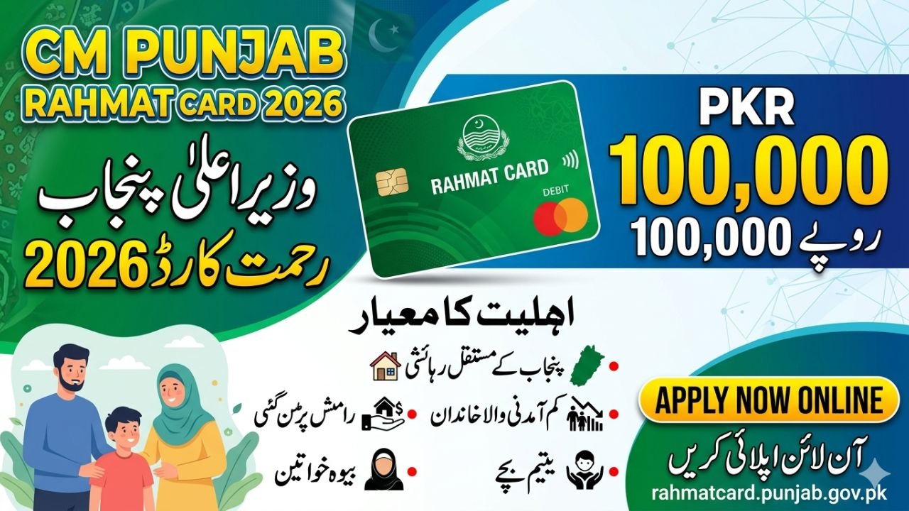 Eligibility Criteria For the CM Punjab Rahmat Card